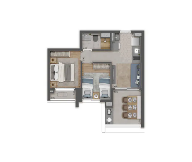 2 Dorms