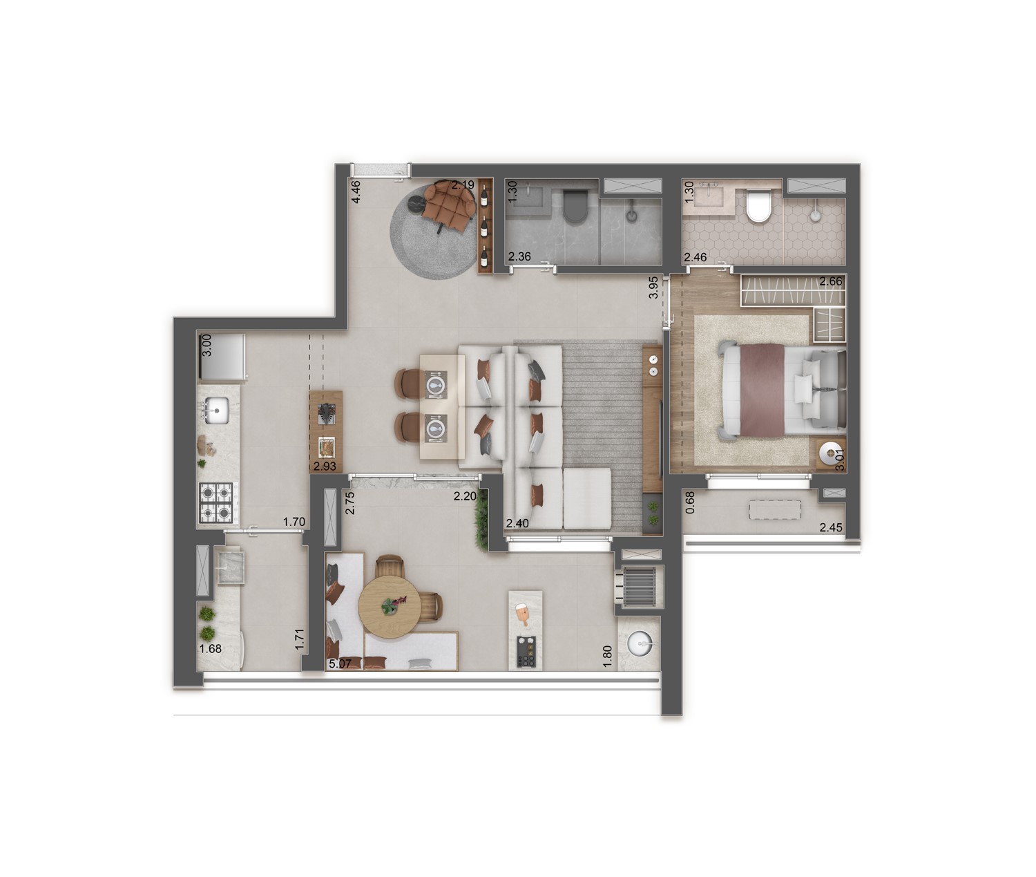2 Dorms ampliado