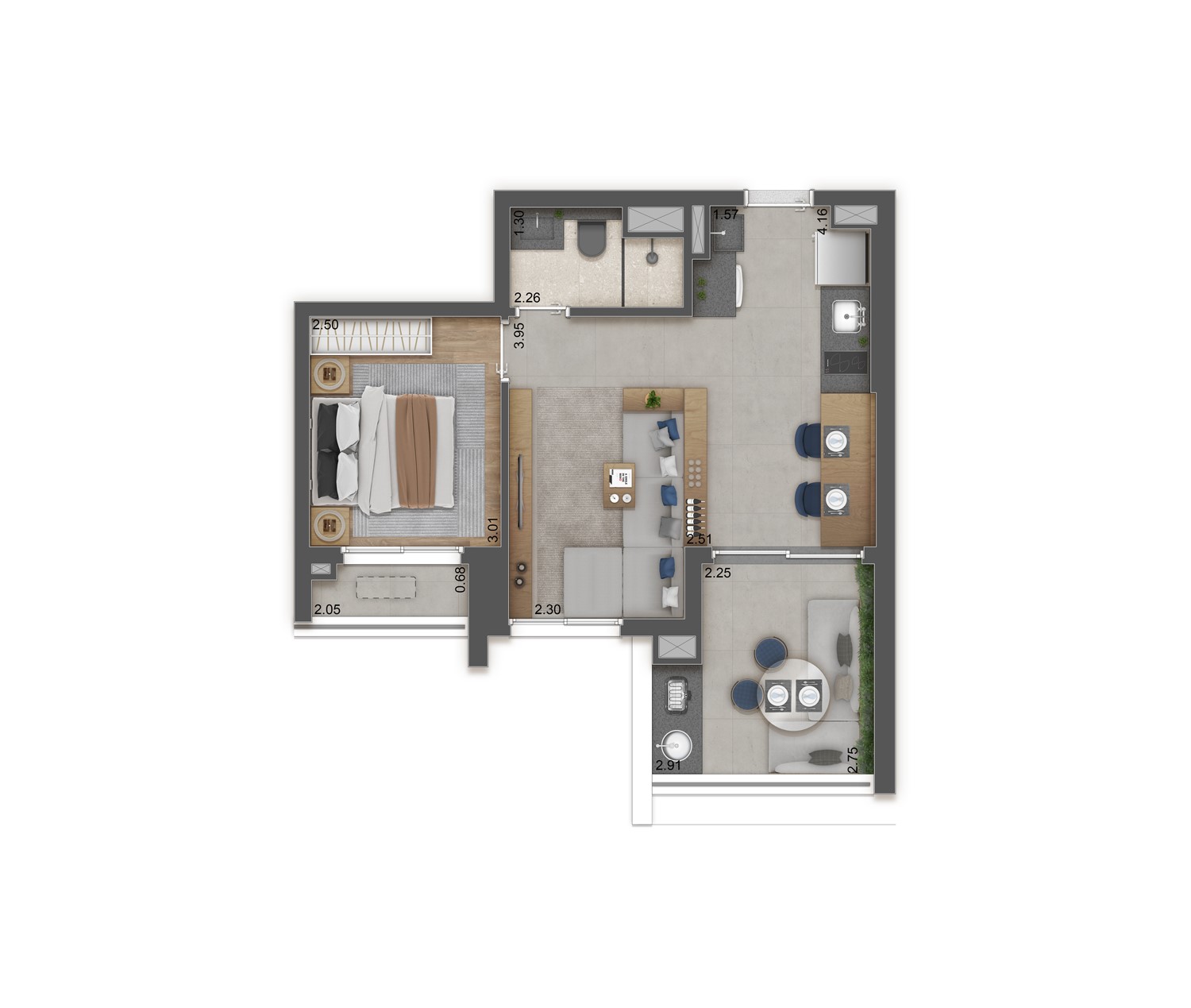 2 Dorms ampliado