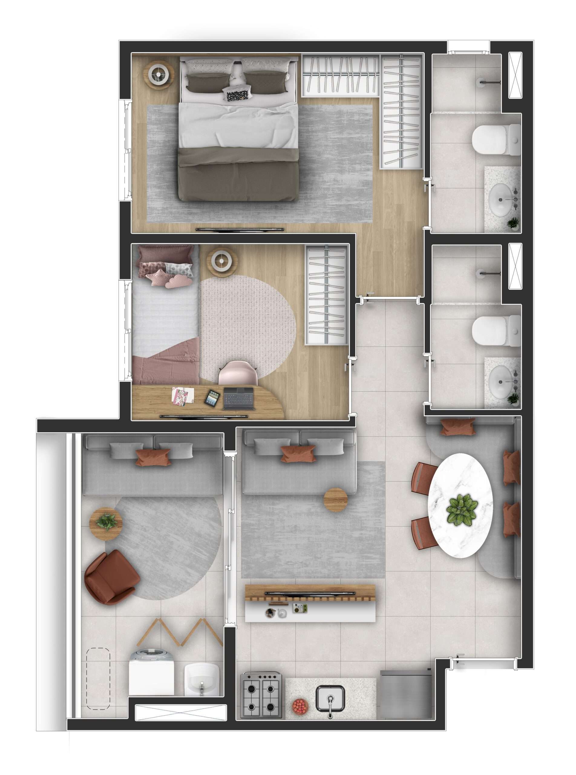 Planta 2 Dorms